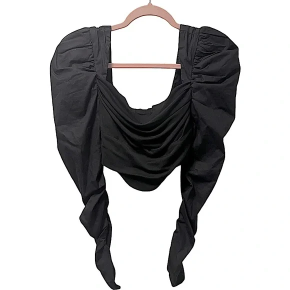 H:OURS NWOT Mona Top In Black Size XS - Picture 6 of 11